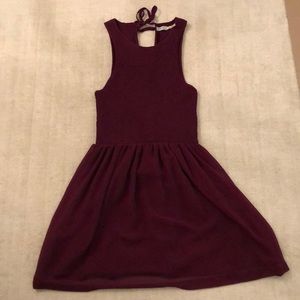 Urban Outfitters Kimchi Blue Maroon Dress